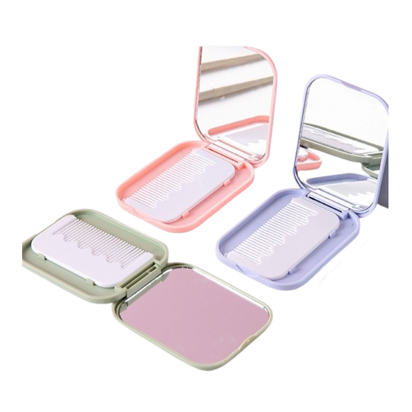 Pocket Mirror with Comb