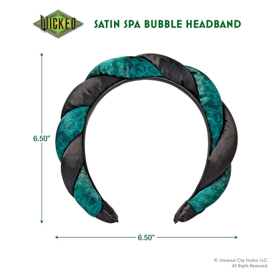 WICKED By Conair Elphaba Satin Twisted Spa Headband