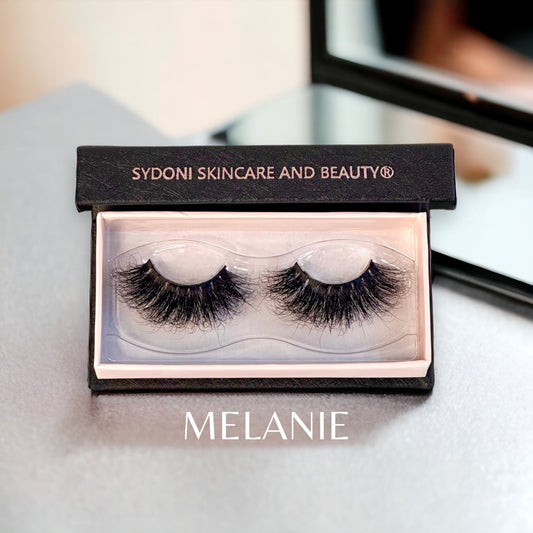 SYDONI "MELANIE" LUXURY MINK LASHES - Handcrafted Diva Glam Inspired by a Close Friend Whose Idea of Minimal Makeup is Full Glam Diva Style