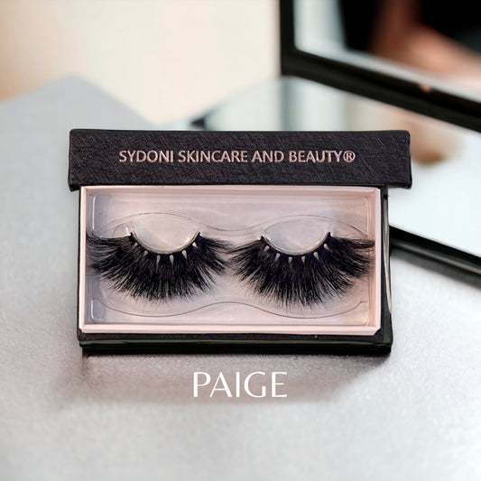 SYDONI "PAIGE" LUXURY MINK LASHES - Handcrafted, Bold Glamour Inspired by a Daughter Revered for her Independence, Focus and Confidence