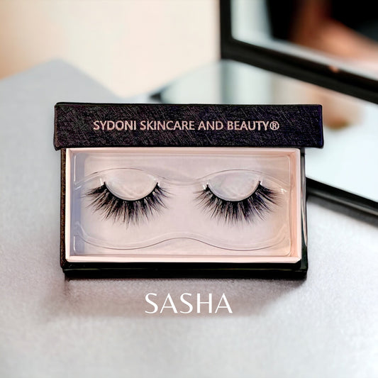 SYDONI "SASHA" LUXURY MINK LASHES - Handcrafted Glamour Inspired by a fiercely fabulous MUA who never appears in public without her lashes and wig!