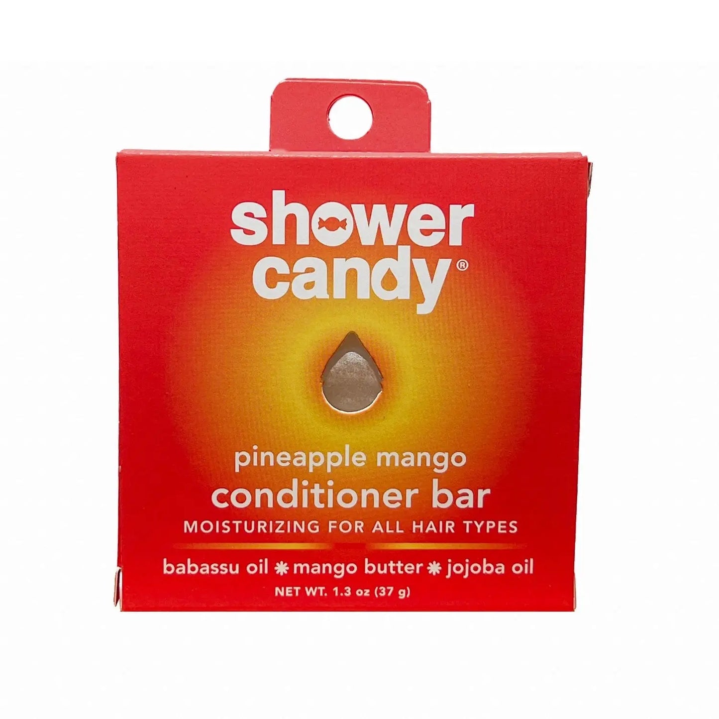 Shower Candy Pineapple Mango Conditioner Bar – Moisturizing Solid Conditioner for All Hair Types