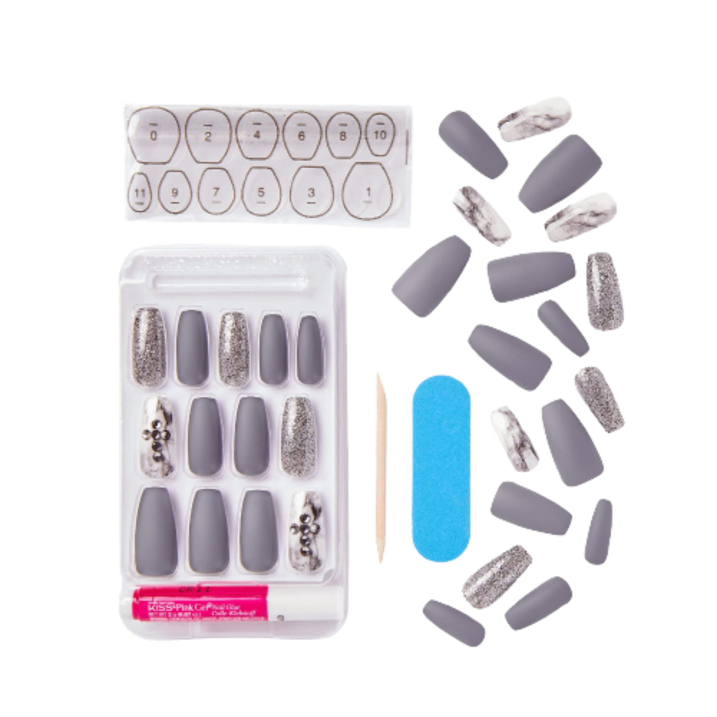 Glow In The Dark Fake Nails Halloween (Limited Edition)