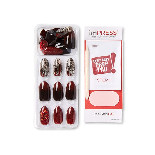 KISS ImPress Glow In The Dark Press-On Nails Halloween Limited Edition