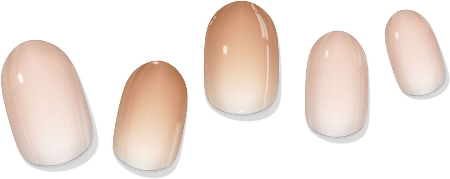 Nude Gradient Gel Nail Wrap