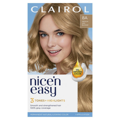 Nice'n Easy 3 Tones + Highlights Permanent Hair Dye