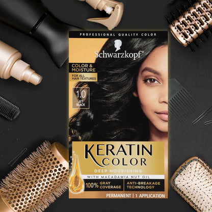 Keratin Color Deep Nourishing Hair Color Kit