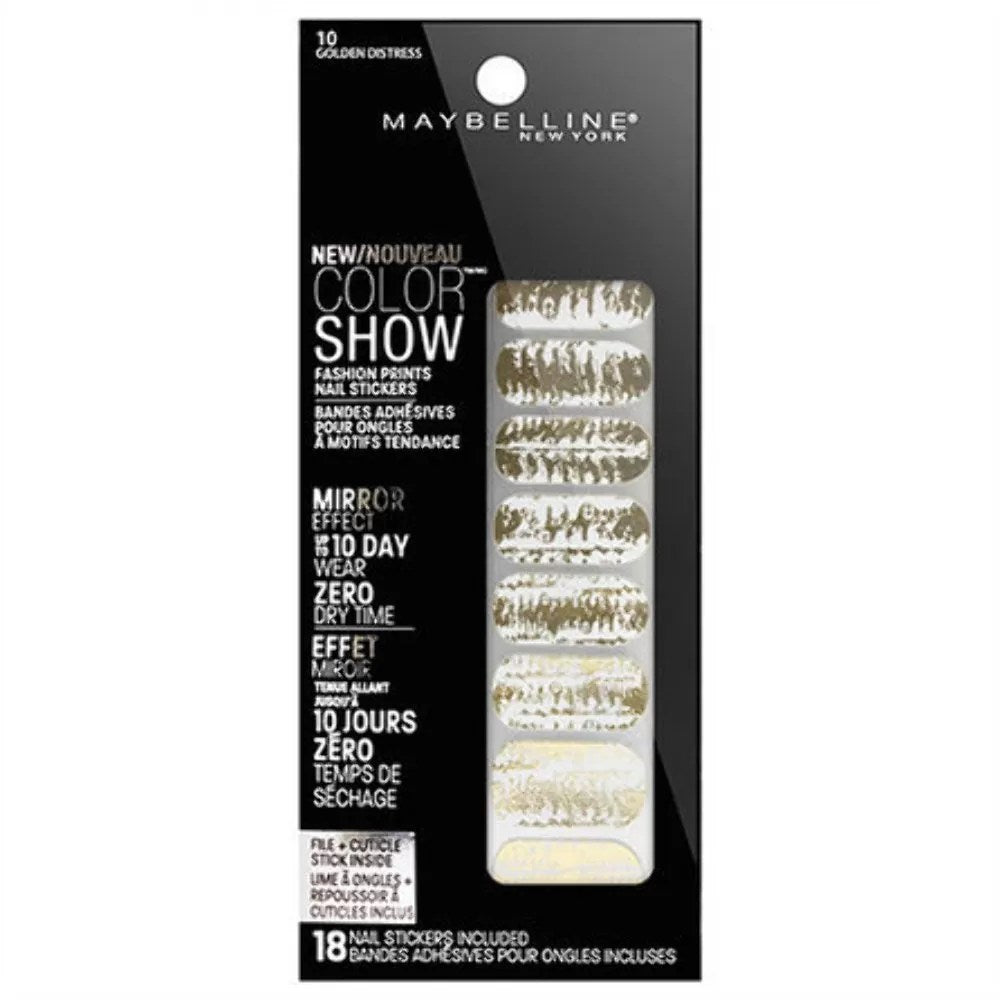 MAYBELLINE Color Show Fashion Print Nail Stickers