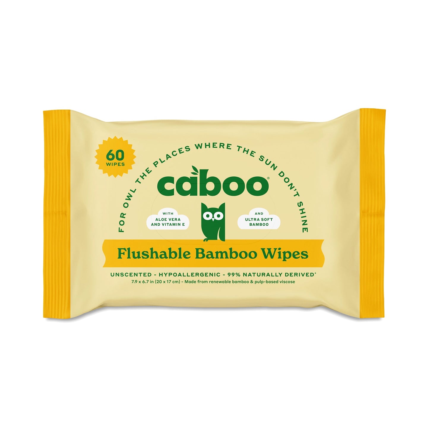 CABOO Flushable Wipes