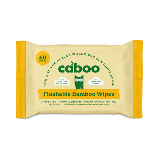 CABOO Flushable Wipes