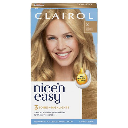 Nice'n Easy 3 Tones + Highlights Permanent Hair Dye