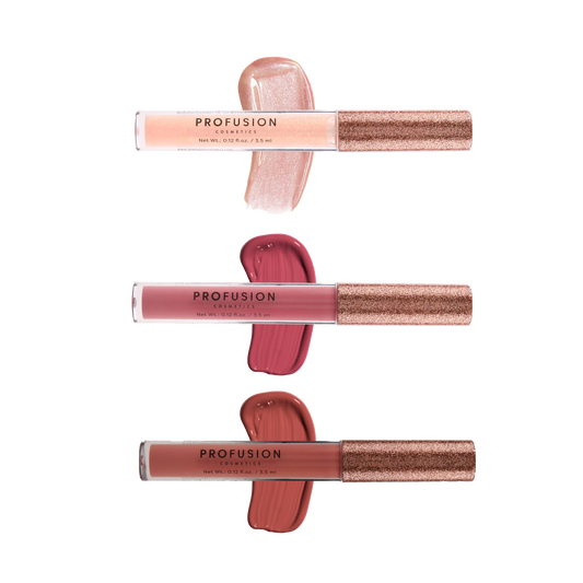Crimson Perfect Pout – 3-Piece Lip Gloss Set