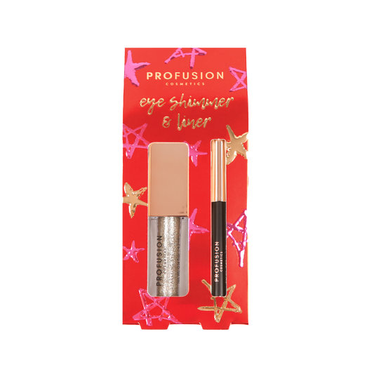 Crimson Eye Shimmer & Eye Liner – 2-Piece Set