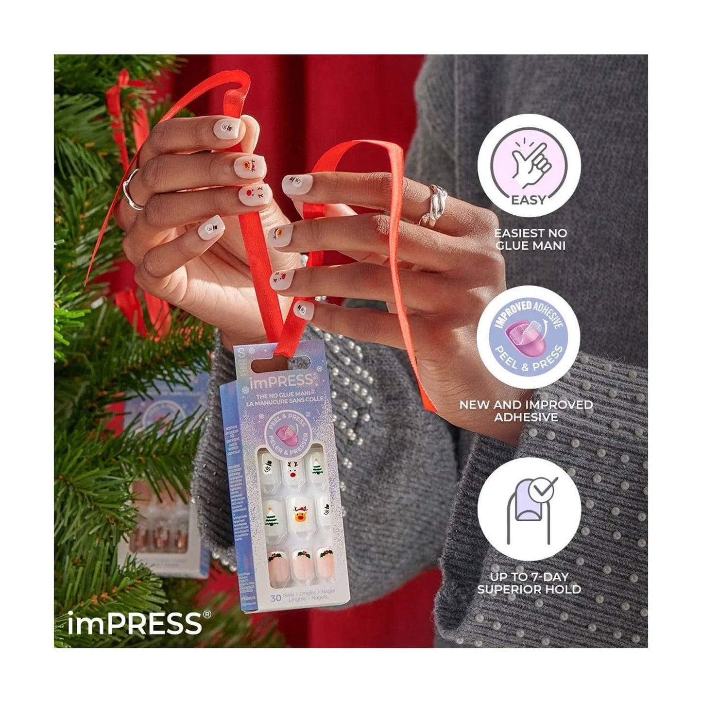 KISS imPRESS The No Glue Press-on Manicure