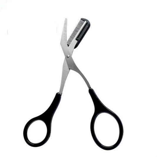 Professional Eyebrow Trimmer Scissors with Comb