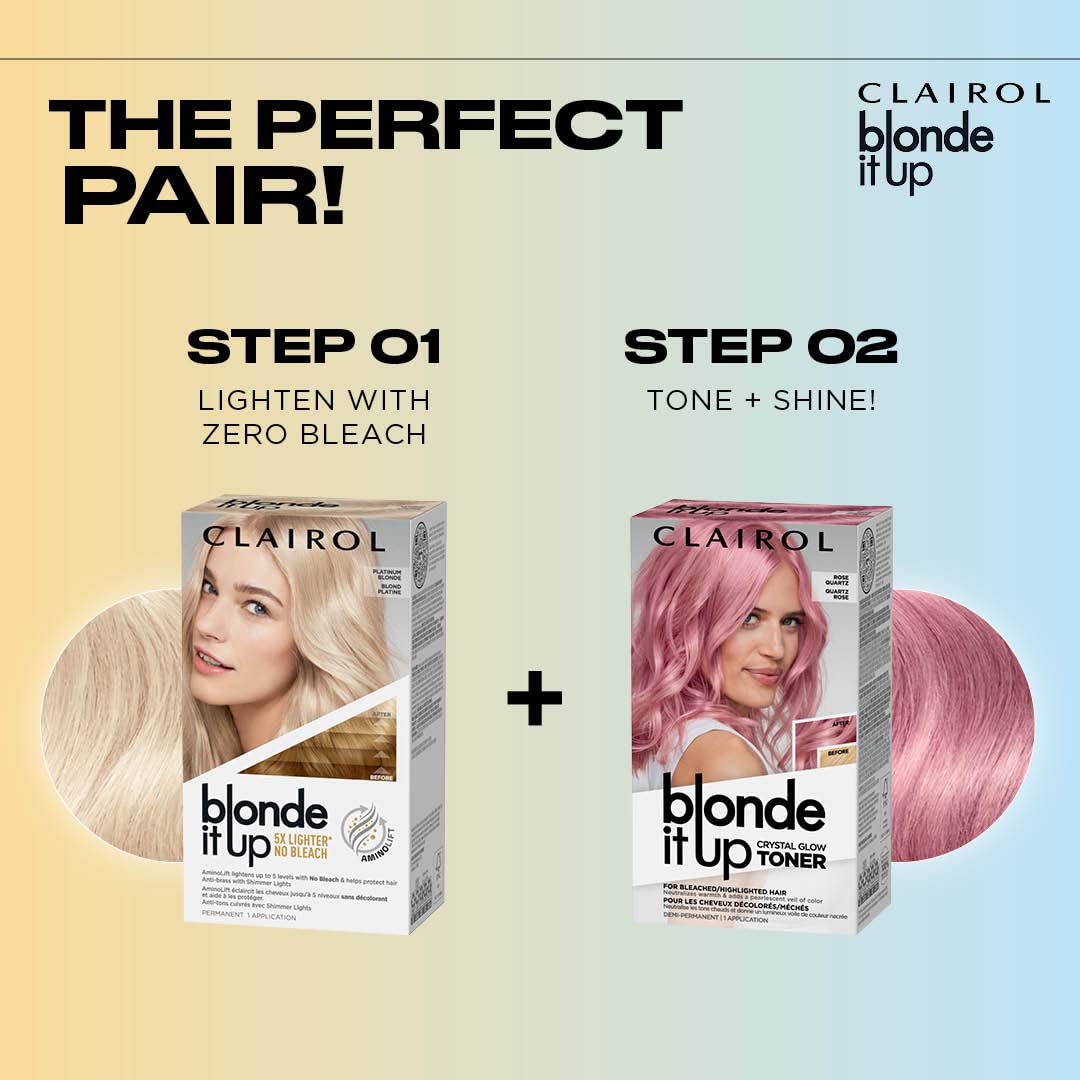 Blonde It Up Crystal Glow Toners Demi-Permanent Hair Dye