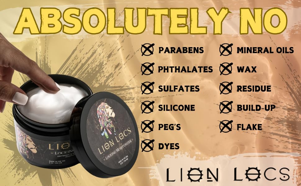 LION LOCKS Hair Locking Dreads Moisturizer