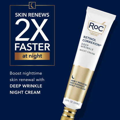 RoC Retinol Correxion Deep Wrinkle Anti-Aging Night Cream (1.3 oz.)