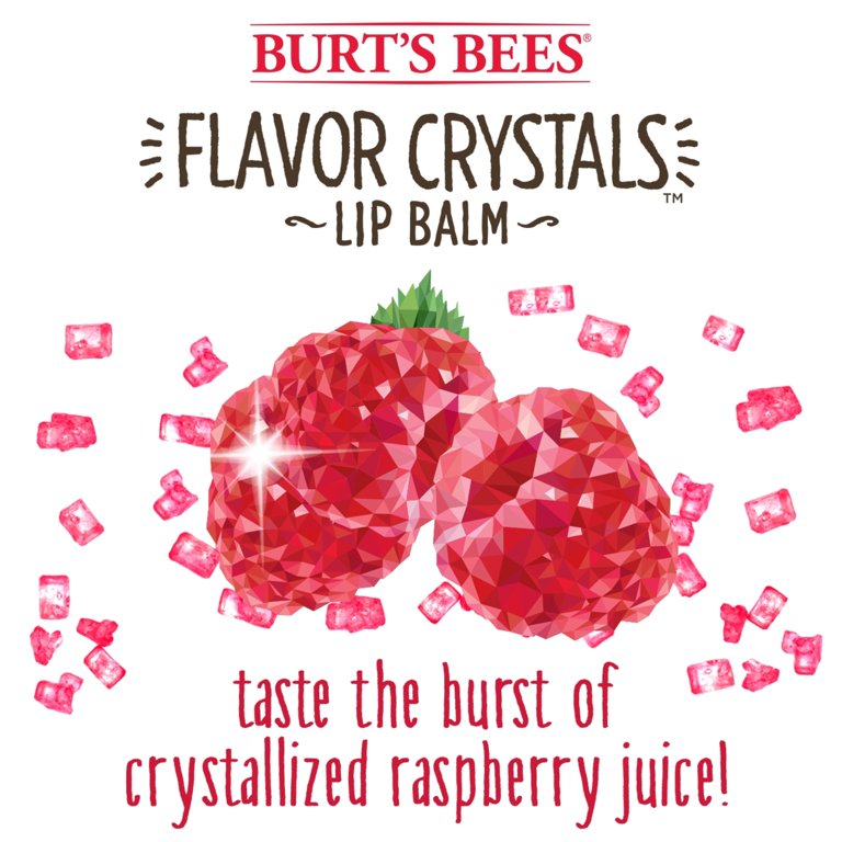 BURT'S BEES Flavor Crystals 100% Natural Lip Balm