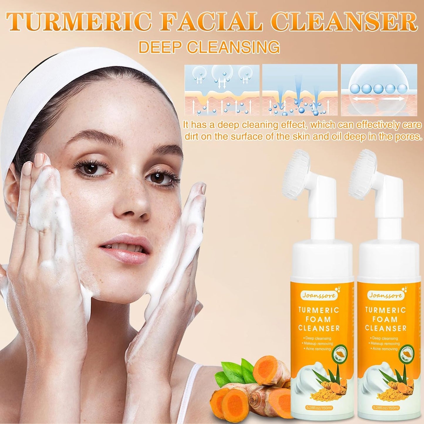 JOANSSORE Turmeric Facial Cleanser