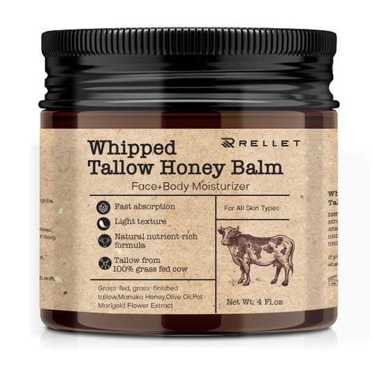 Beef Tallow and Honey Balm for Skin