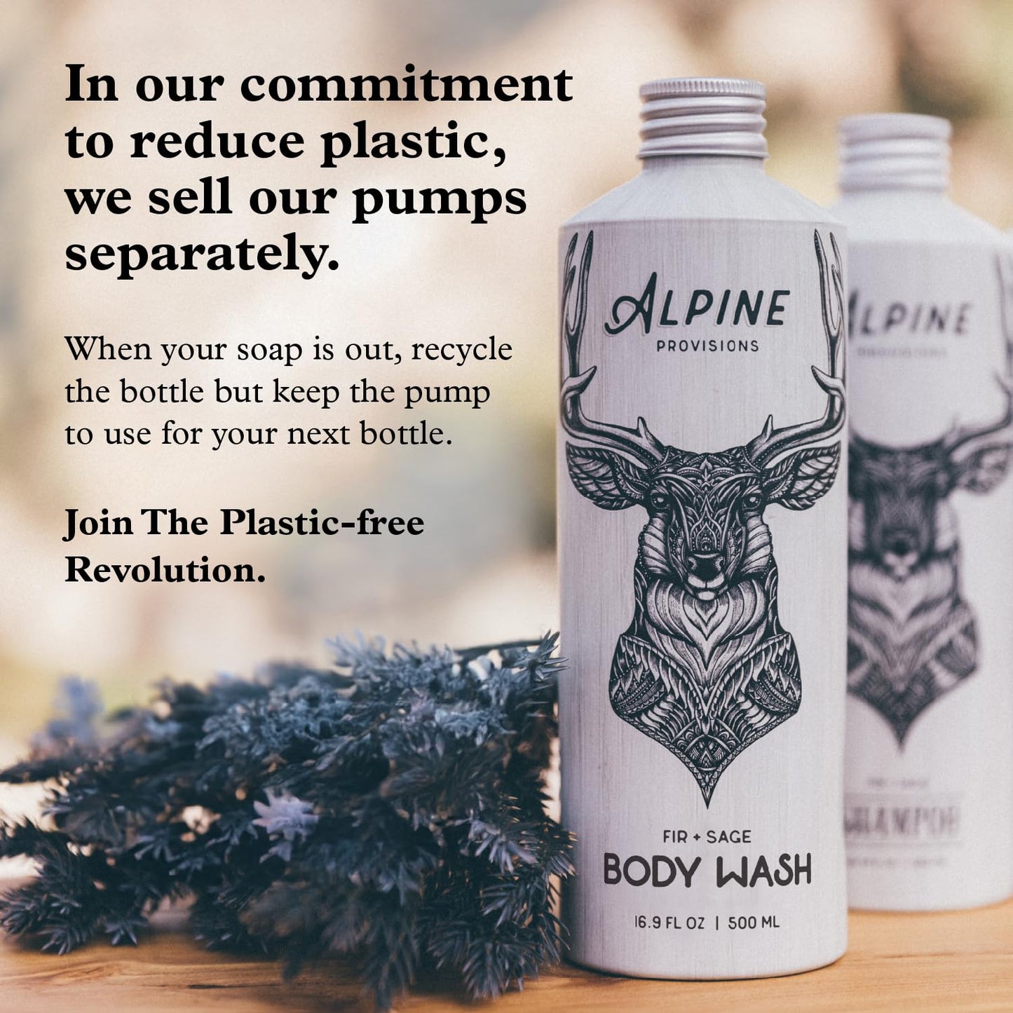 ALPINE PROVISIONS Cedar & Sandalwood Hand Soap