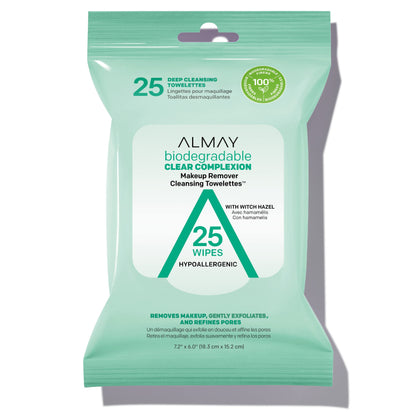 ALMAY Biodegradable Longwear Makeup Remover Cleansing Towelettes