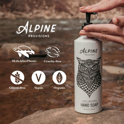 ALPINE PROVISIONS Cedar & Sandalwood Hand Soap
