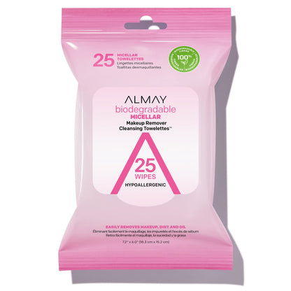 ALMAY Biodegradable Longwear Makeup Remover Cleansing Towelettes