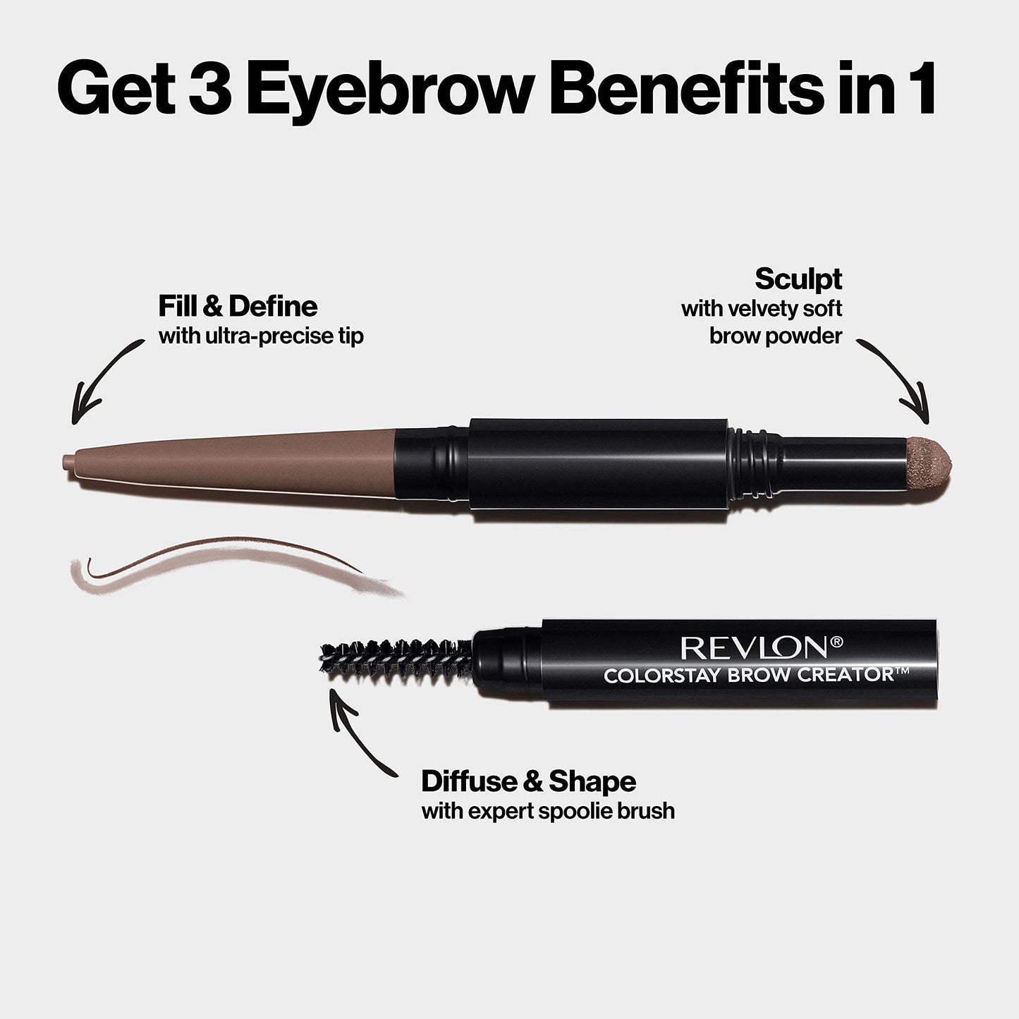 REVLON ColorStay Brow Creator Micro Pencil Powder & Brush