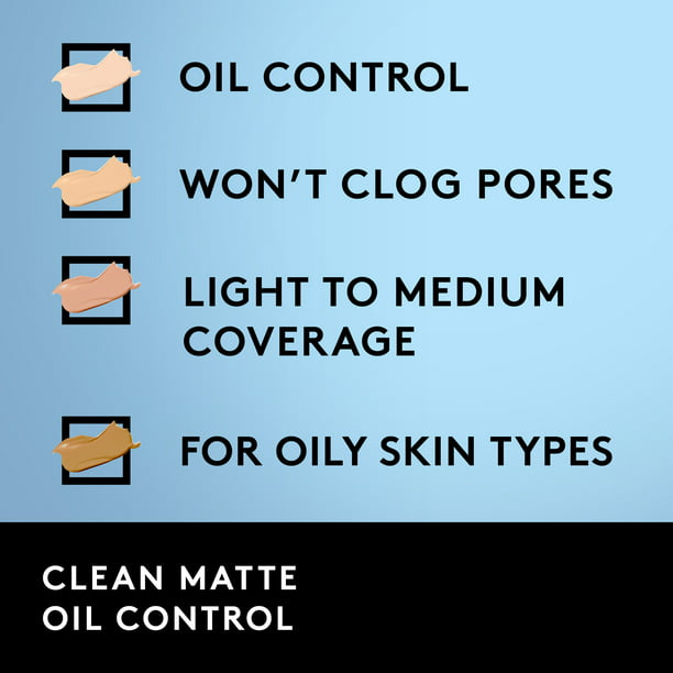 COVERGIRL Clean Matte Oil Control Liquid Foundation