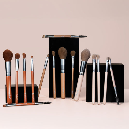 Makeup Brush Set: 5pc count