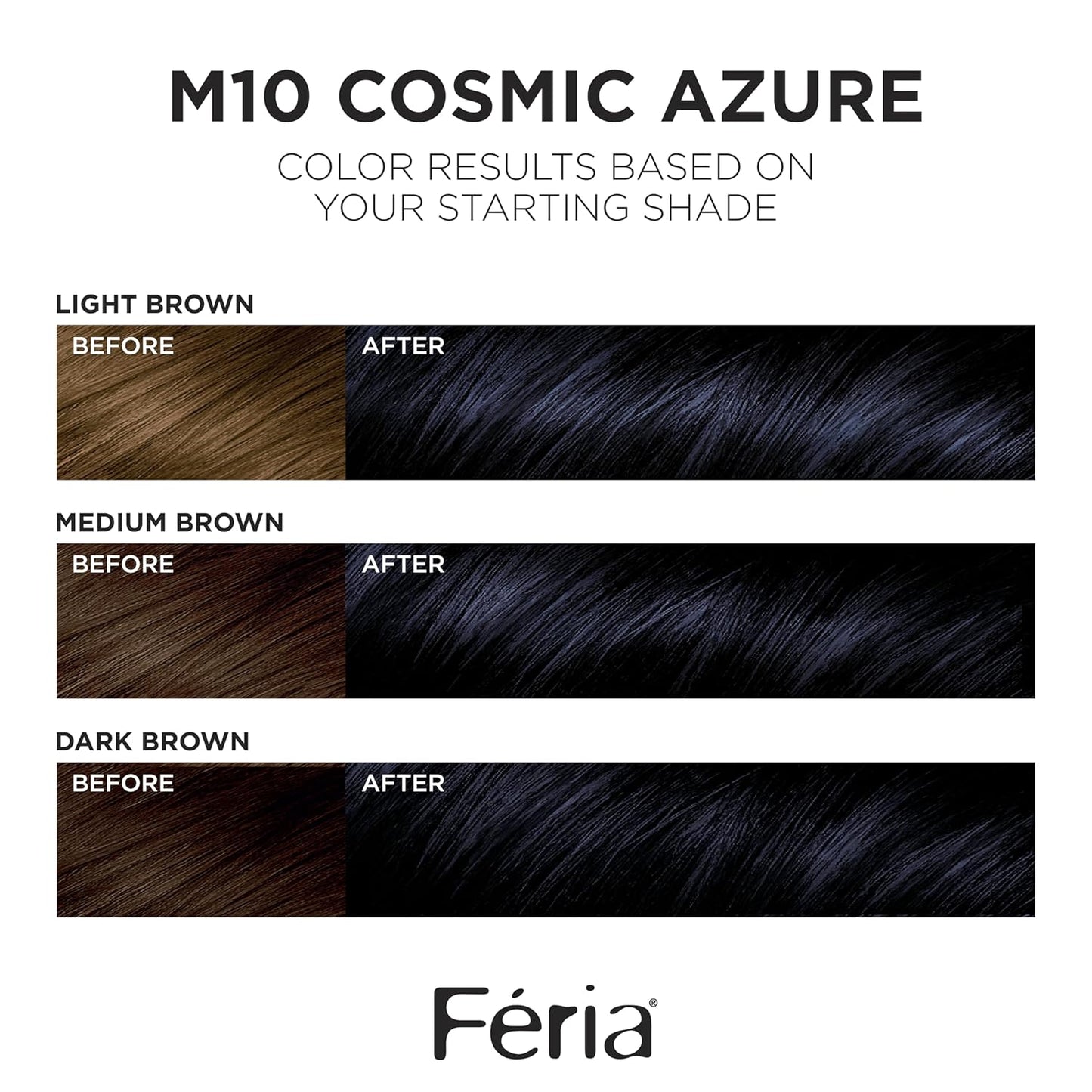 Feria Midnight Bold Multi-Faceted Permanent Hair Colour