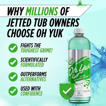 OH Yuk Jetted Tub Cleaner for Jacuzzis