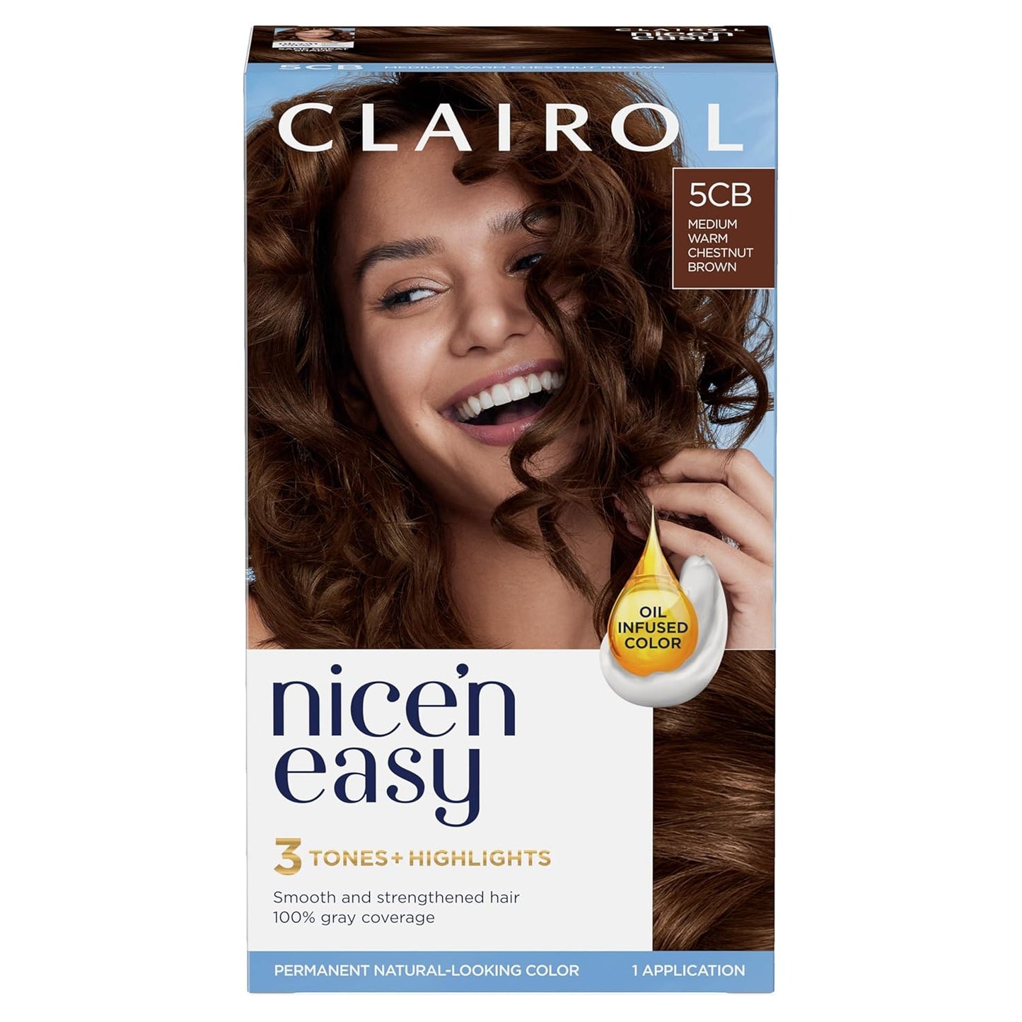 Nice'n Easy 3 Tones + Highlights Permanent Hair Dye