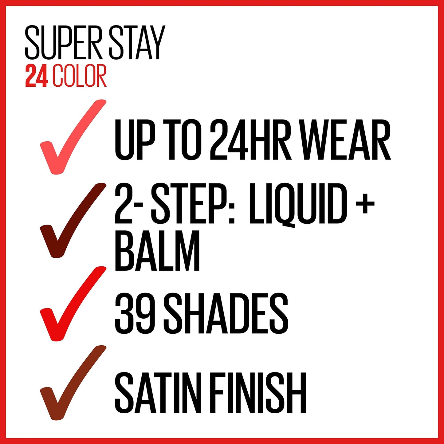 MAYBELLINE SuperStay 24, 2-Step Liquid Lipstick