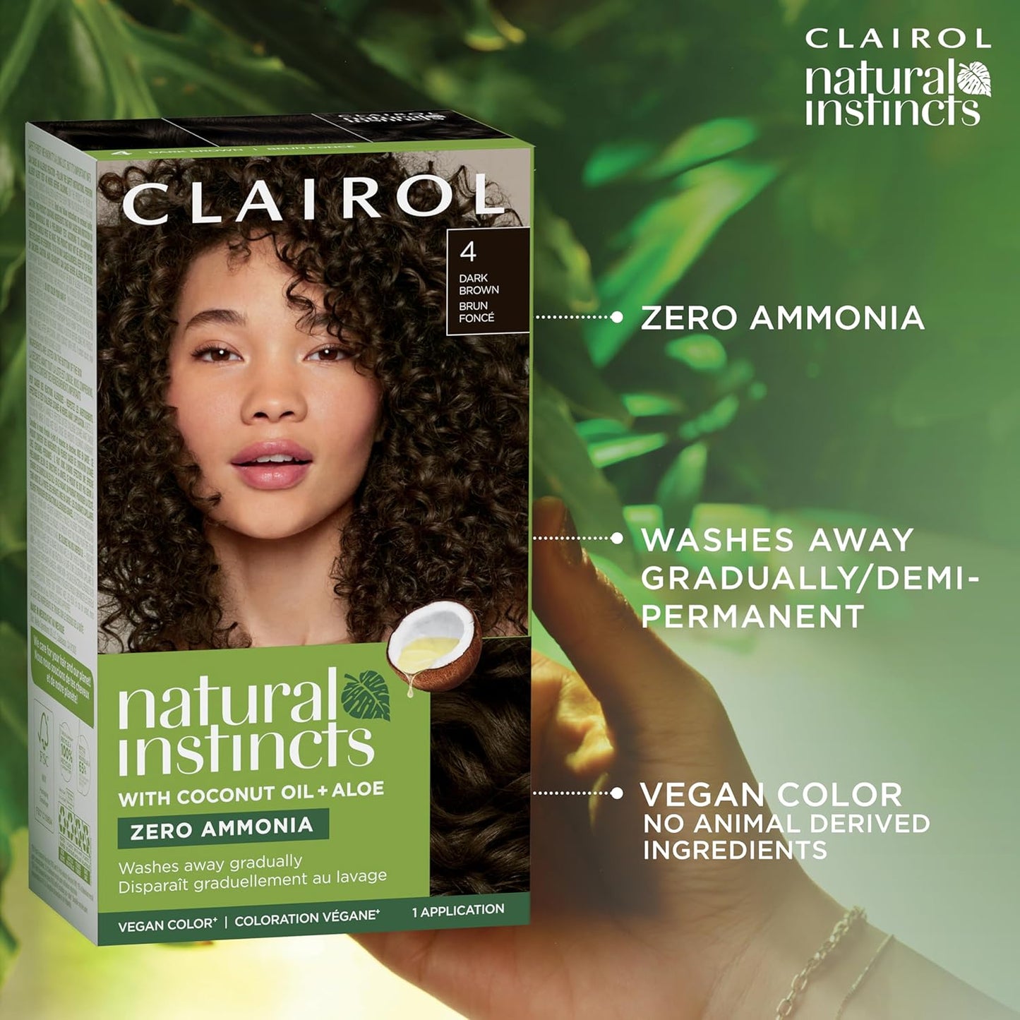 CLAIROL Natural Instincts With Coconut Oil + Aloe Hair Color