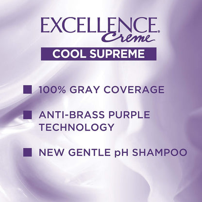 L'OREAL Excellence Cool Supreme Permanent Gray Coverage Hair Color
