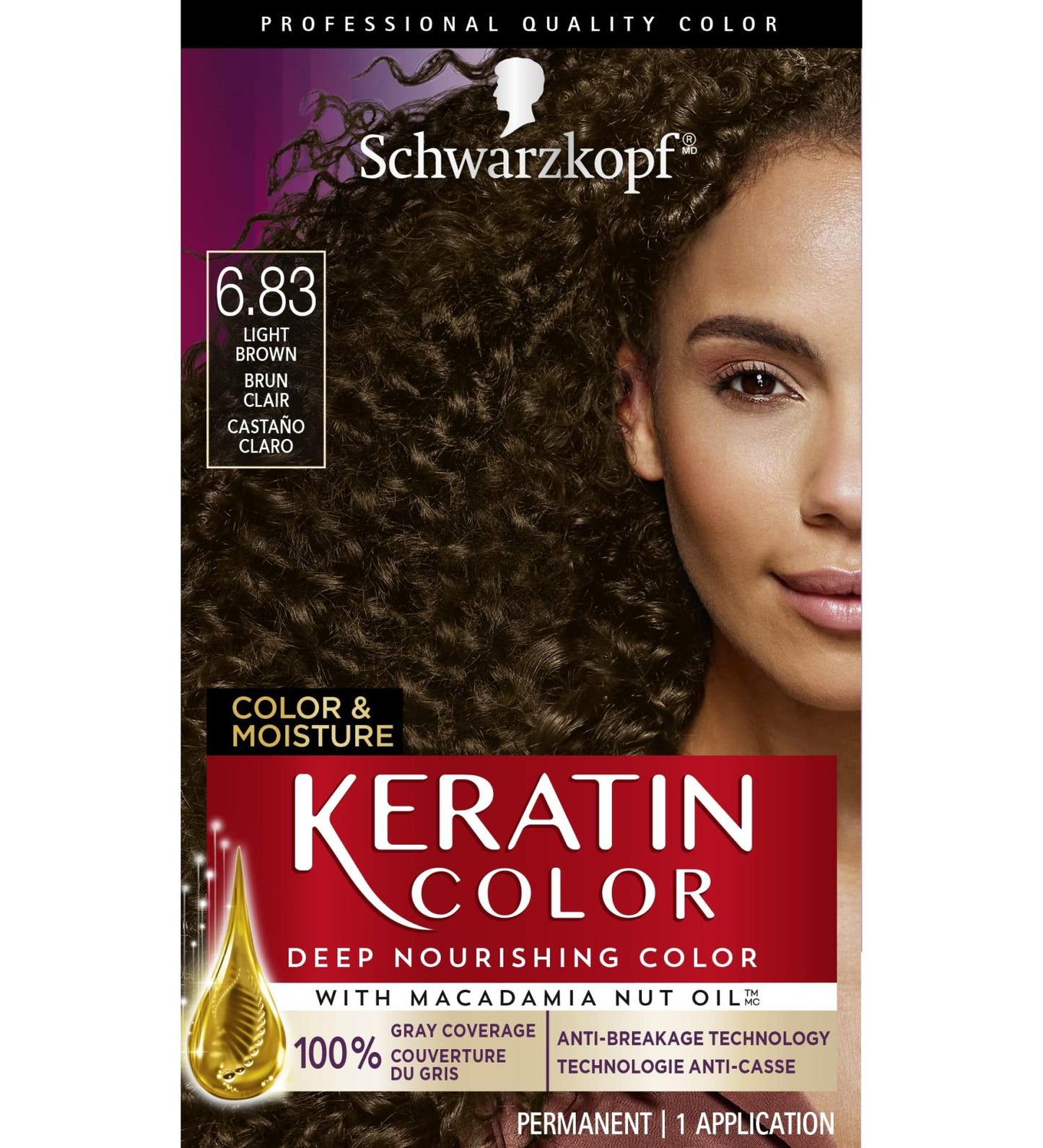 Keratin Color Deep Nourishing Hair Color Kit