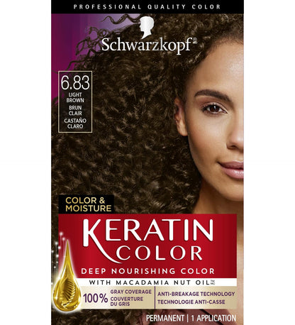 Keratin Color Deep Nourishing Hair Color Kit