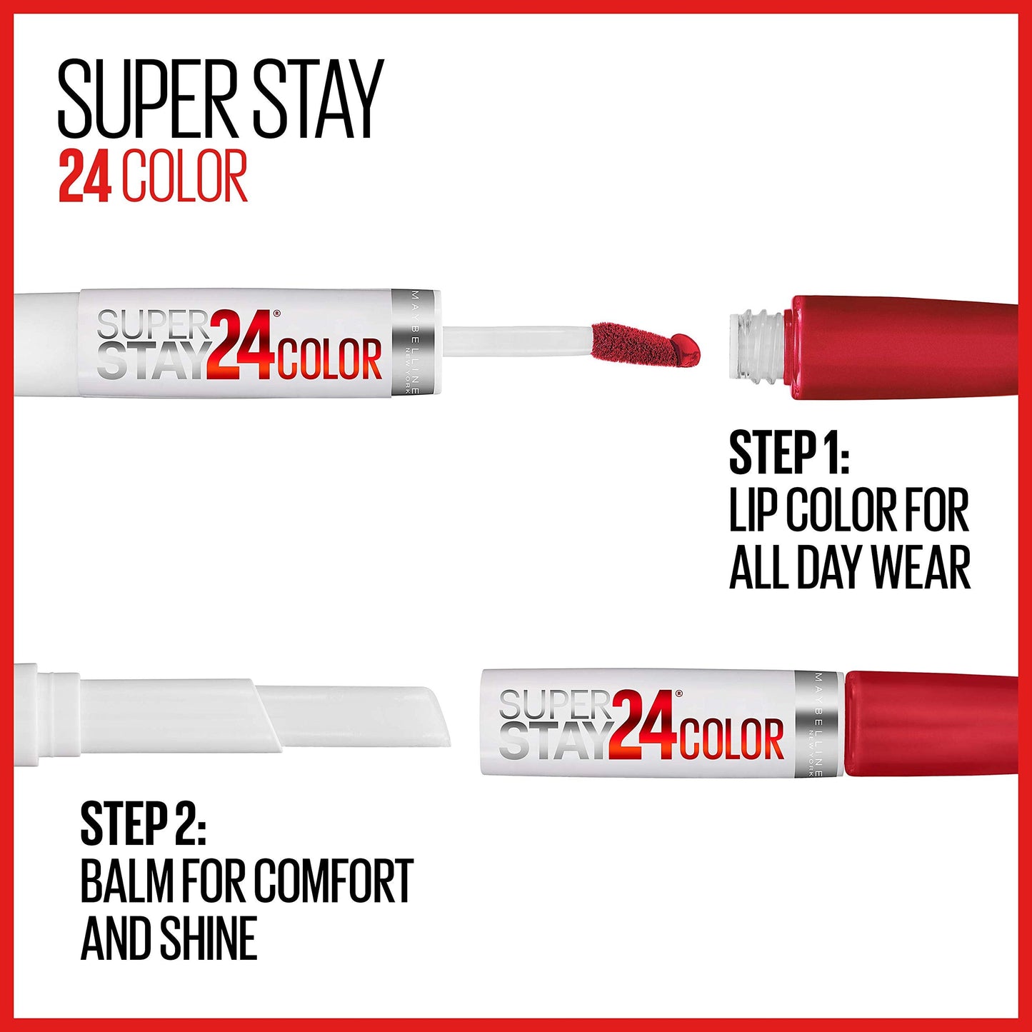 MAYBELLINE SuperStay 24, 2-Step Liquid Lipstick