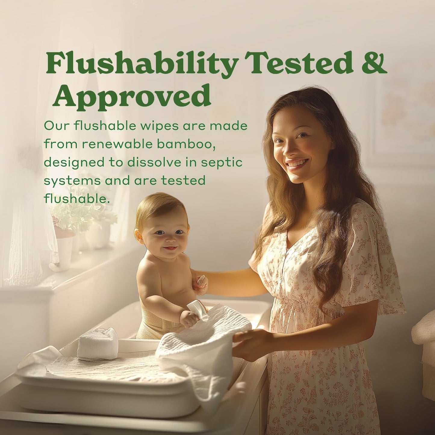 CABOO Flushable Wipes