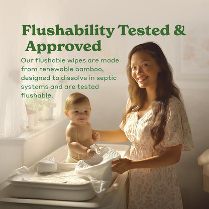 CABOO Flushable Wipes