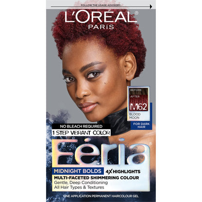 Feria Midnight Bold Multi-Faceted Permanent Hair Colour