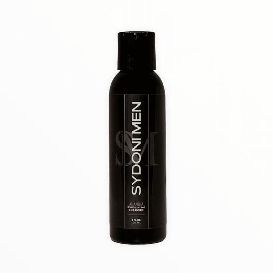 SYDONI MEN AHA/BHA EXFOLIATING FACIAL CLEANSER | Smooth, Brighten & Refresh 120ml 4 fl. oz.