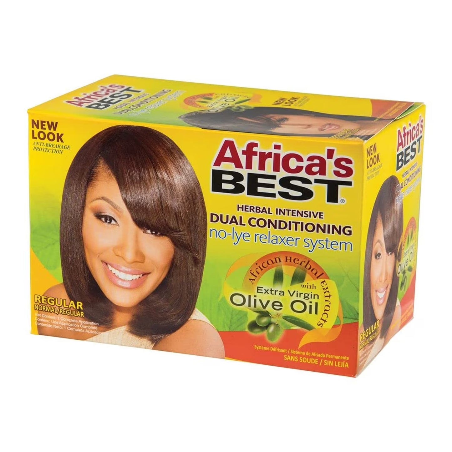 AFRICA'S Best No-Lye Hair Relaxer Kit Regular
