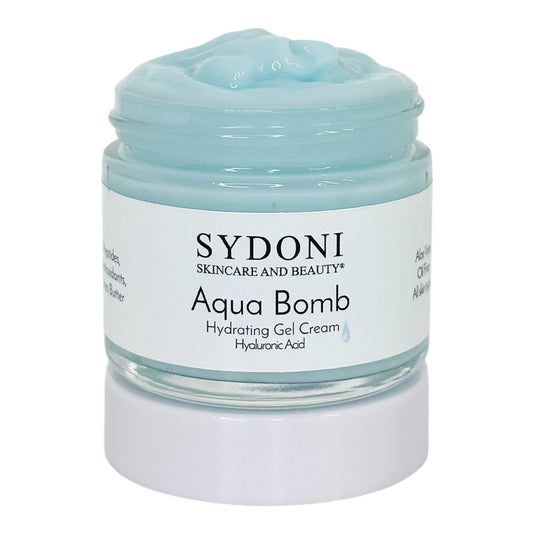 MOST LOVED! AS SEEN IN VOGUE, GQ and WELLNESS MAGAZINES-AQUA BOMB HYDRATING GEL CREAM with HYALURONIC ACID AND PEPTIDES 1.7 fl. oz.