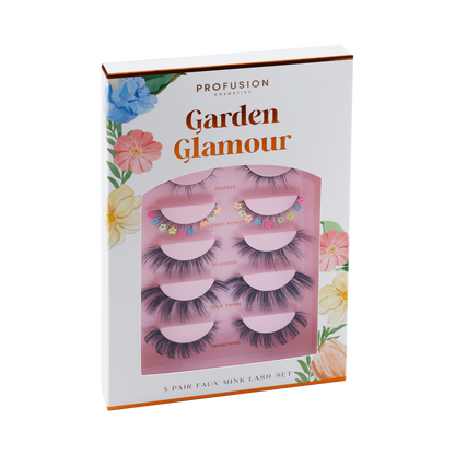 Petal Perfect | Garden Glamour 5 Pairs Faux Mink Lash Set