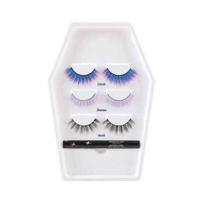 Lash Madness-3 Pair Faux Mink Lash Set Adhesive