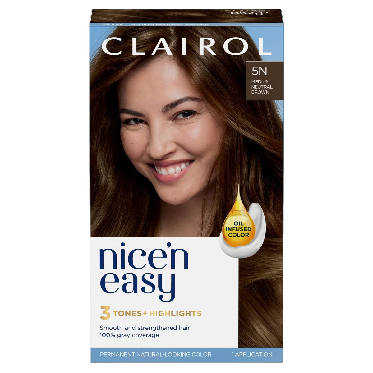 Nice'n Easy 3 Tones + Highlights Permanent Hair Dye